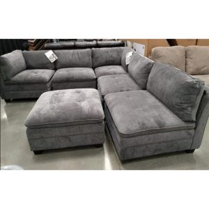 6-Piece Modular Fabric Sectional