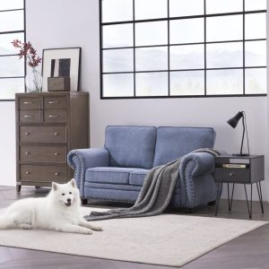 Norberto 66 Rolled Arm Loveseat