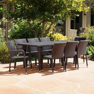 Kaila Rectangular 8 Person 73.5 Long Dining Set