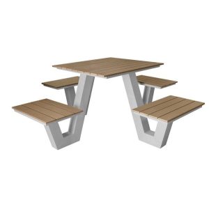 Vienna Square 4 Person 36 Long Picnic Table