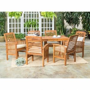 Diboll Rectangular 6 Person 60 Long Dining Set with Cushions
