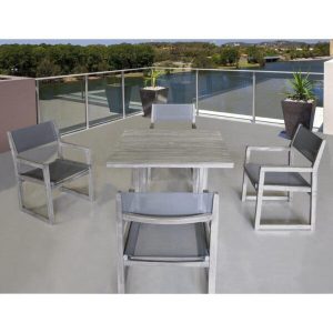 Jessica Square 39 Long Dining Set with Cushions