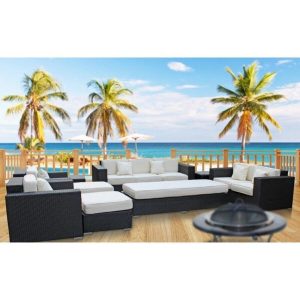 Eclipse 7 Person Seating Group with Cushions