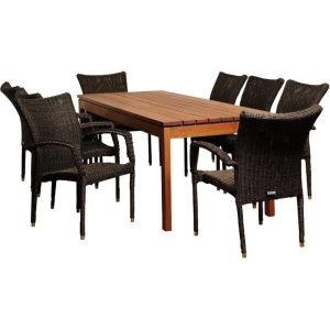 Decastro Rectangular 8 Person 82.5 Long Dining Set